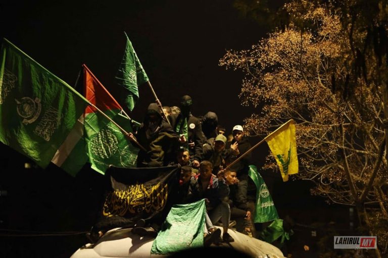 90 tahanan Palestin dan 3 tahanan Israel dibebaskan susulan genjatan senjata Gaza